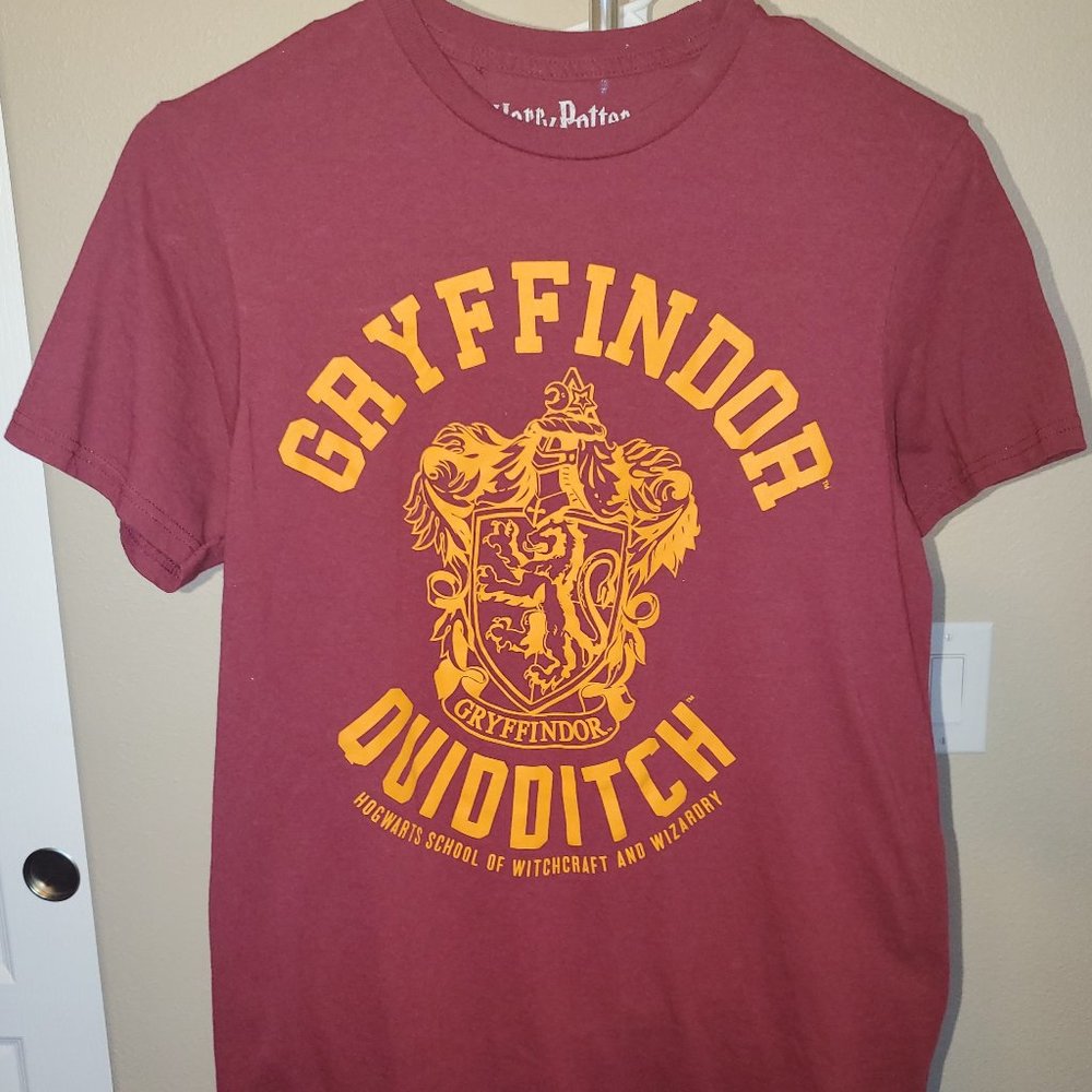 Harry Potter Tshirt, adult med, burgundy
